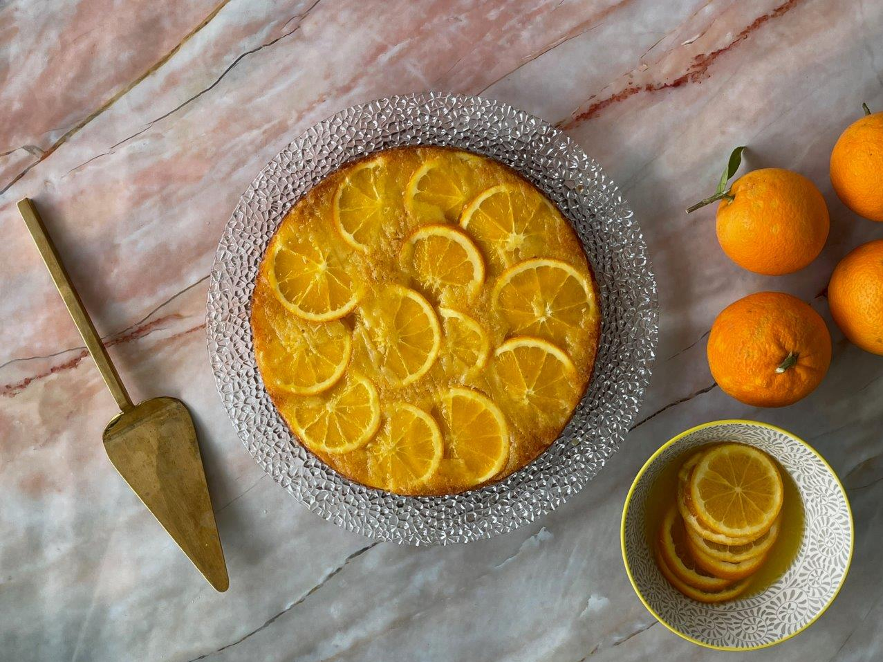 Orange Semolina Cake - Little Sugar Snaps
